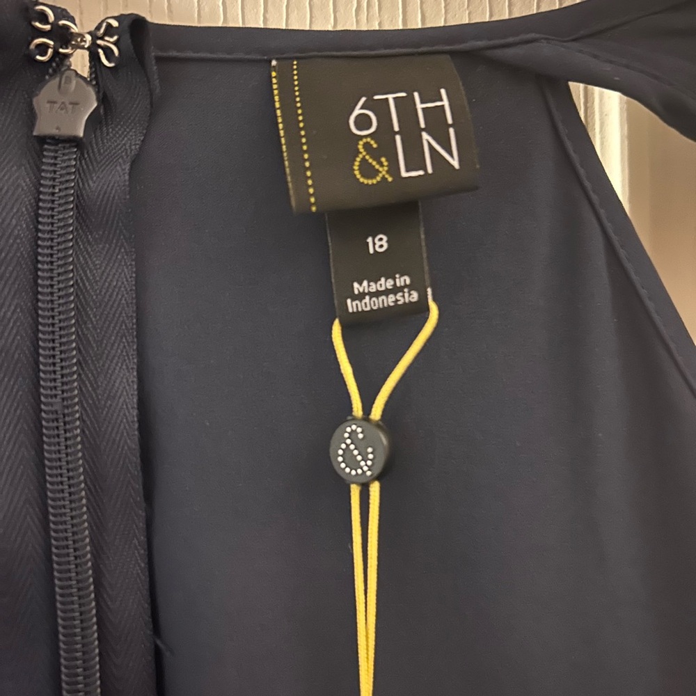 6th&LN Navy Blue Romper